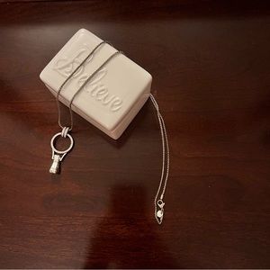 Origami Owl identification holder with Swarovskicrystal stones